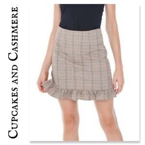 Cupcakes And Cashmere Plaid Matilda Caramel Mini EUC